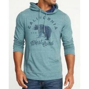 Old Navy California Hooded Shirt - Size M - EUC